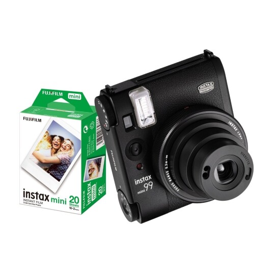 FUJIFILM INSTAX MINI 99 BUNDLE + INSTAX MINI 20 FILMARK, SVART FUJIFILM INSTAX MINI 99 BUNDLE + INSTAX MINI 20 FILMARK, SVART