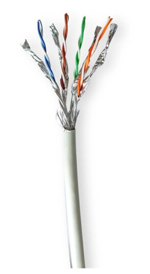 Nedis CAT7 305m S/FTP Nettverkskabel Grå - Solid Kobber Nedis CAT7 305m S/FTP Nettverkskabel Grå - Solid Kobber