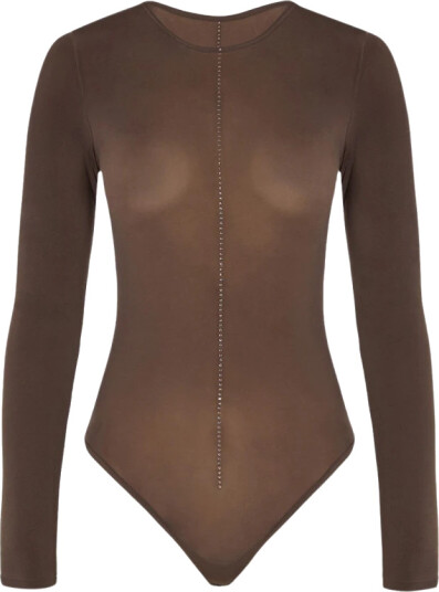 Wolford Dame Topper Brun M, Wolford Dame Topper Brun M,