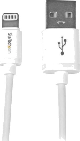 Usb-Kabel Startech Usb-A Lightning 1 M Hvit Jab-1813074