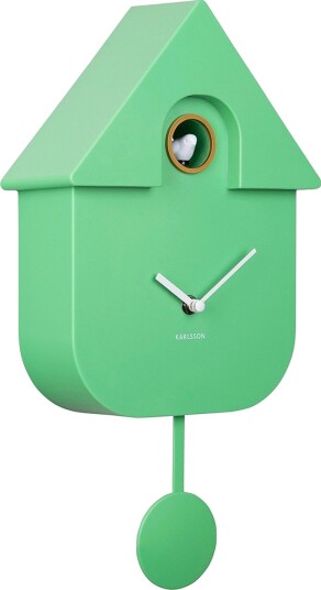 Karlsson Veggklokke Modern Cuckoo Grønn Karlsson Veggklokke Modern Cuckoo Grønn