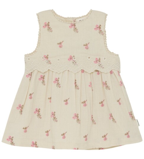Minymo Dress Ss Aop Cream 92 Minymo Dress Ss Aop Cream 92