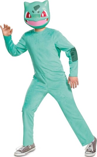 Pokémon Kostyme Bulbasaur 7-8 år Pokémon Kostyme Bulbasaur 7-8 år