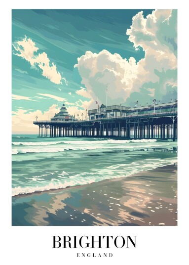 Plakat Brighton Pier