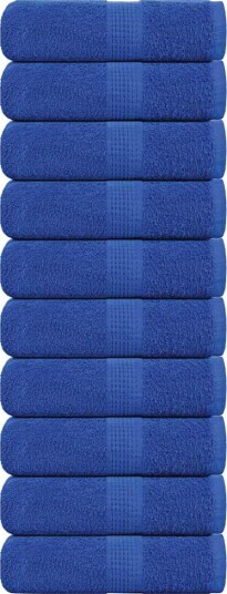 vidaXL Vaskehåndklær FROGN 10 stk blå 30x30 cm 360 gsm vidaXL Vaskehåndklær FROGN 10 stk blå 30x30 cm 360 gsm