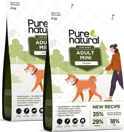 Purenatural Dog Adult Mini Chicken 2 X 8 kg