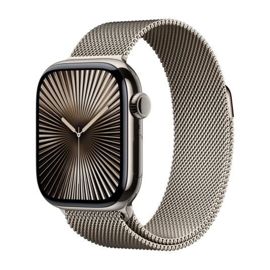 Apple Watch S10 42mm GPS+Cel naturlig titan/naturlig Milanese Loop
