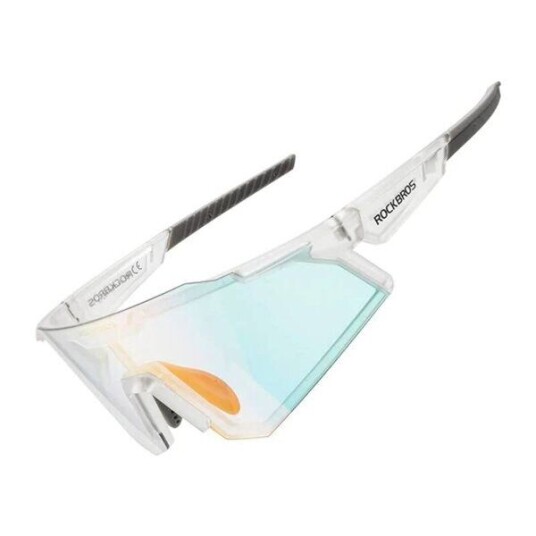 Rockbros Sp291 Photochromic Uv400 Sykkelbriller - Hvit Rockbros Sp291 Photochromic Uv400 Sykkelbriller - Hvit
