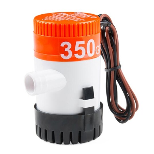 Supermagneter Effektiv Vannpumpe for 12v Kapasitet 22 L/min og 3/4" Tilkopling