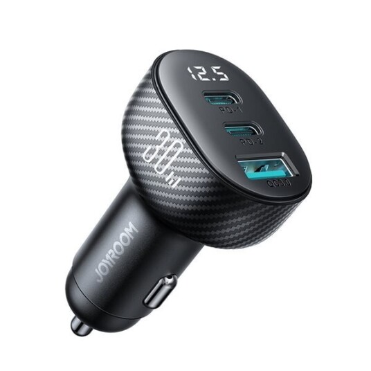 Joyroom billader 30W 2x USB-C 1x USB - Svart Joyroom billader 30W 2x USB-C 1x USB - Svart