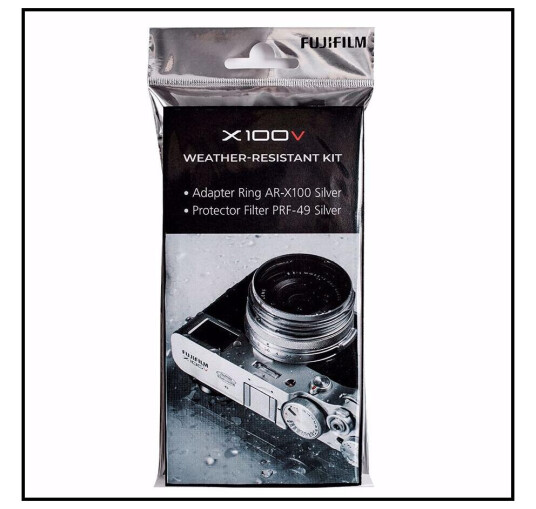 Fujifilm Weather Resistant Kit Sølv Adapterring for filter til X100VI Fujifilm Weather Resistant Kit Sølv Adapterring for filter til X100VI