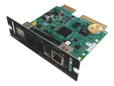APC Network Management Card LCES2 with Modbus, Ethernet and Aux Sensors - adapter for fjernstyrt administrasjon