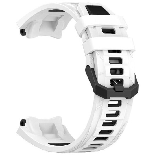 Silikonarmbånd til Amazfit T REX 3 Hvit/Svart