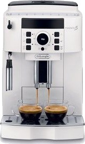 DeLonghi Magnifica S Espressomaskin med Melkeskummer - Hvit ECAM 21.117.W DeLonghi Magnifica S Espressomaskin med Melkeskummer - Hvit ECAM 21.117.W