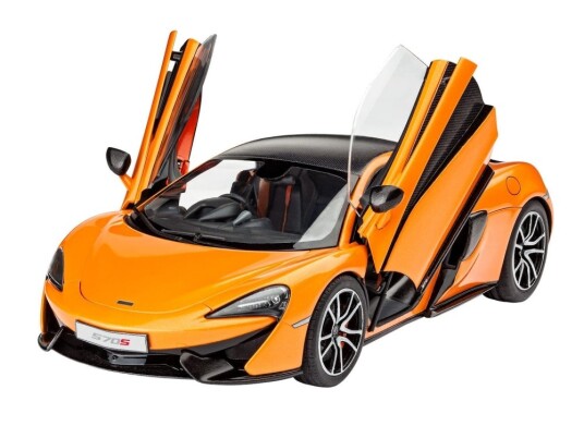 Revell McLaren 570S 1/24 Modellbyggesett i Gul for 10+ år