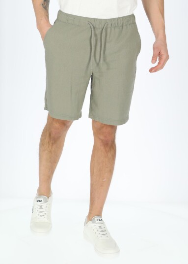 Solid Sdaurelius Elasticated Vetiver L Hverdagsshorts