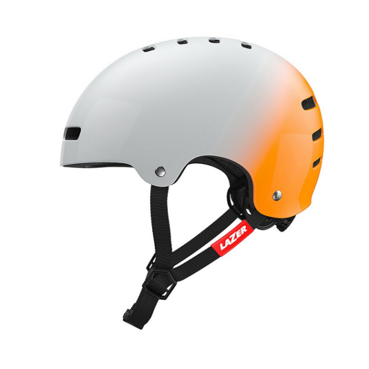 Lazer One+ Sykkelhjelm Sølv/Oransje