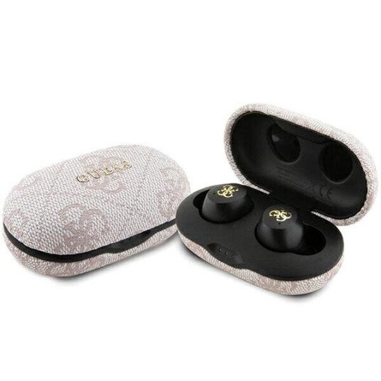Guess Gutwsp4egp Tws Bluetooth Earphones + Enc Dock Pink/Pink 4G Metal Guess Gutwsp4egp Tws Bluetooth Earphones + Enc Dock Pink/Pink 4G Metal