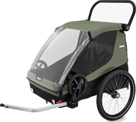 Thule Courier Sykkelvogn, Vintage Green Thule Courier Sykkelvogn, Vintage Green