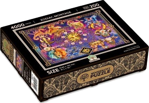 WoodenCity Zodiac Puslespill 4000 Brikker WoodenCity Zodiac Puslespill 4000 Brikker