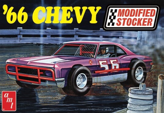 AMT 1/25 Chevy Impala Modified Stocker 1966 AMT 1/25 Chevy Impala Modified Stocker 1966