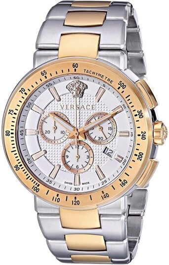 Versace Herreklokke VFG130015 Mystique Chrono Hvit/Stål Ø45 mm