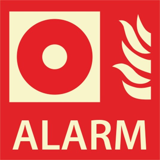 Brannalarm, 10x10cm - 40x40cm Vanlig Selvklebende Vanlig 15x15cm