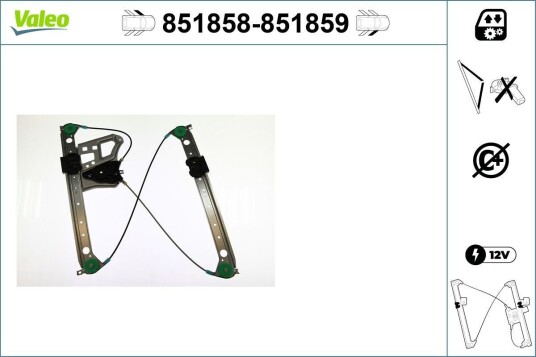 Vindusheis VALEO 851858