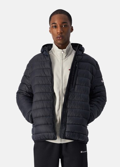 Champion Hooded Jacket Black Beauty 2xl Vårjakker