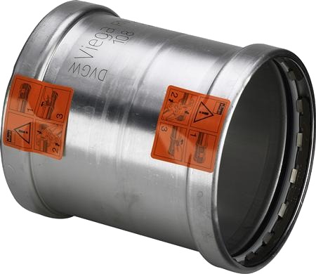 Viega Inox Skydemuffe 76,1 Mm Inox Rustfri Stål Sc-Contur