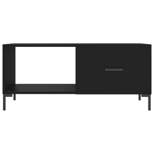 vidaXL Salongbord svart 90x50x40 cm konstruert tre