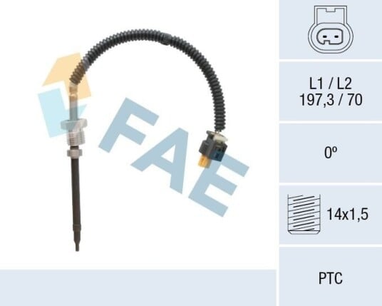 Sensor, eksostemperatur FAE 68043