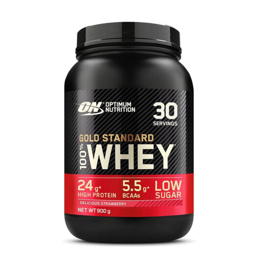 Optimum Nutrition 100% Whey Gold Standard 899 g - Delicious Strawberry