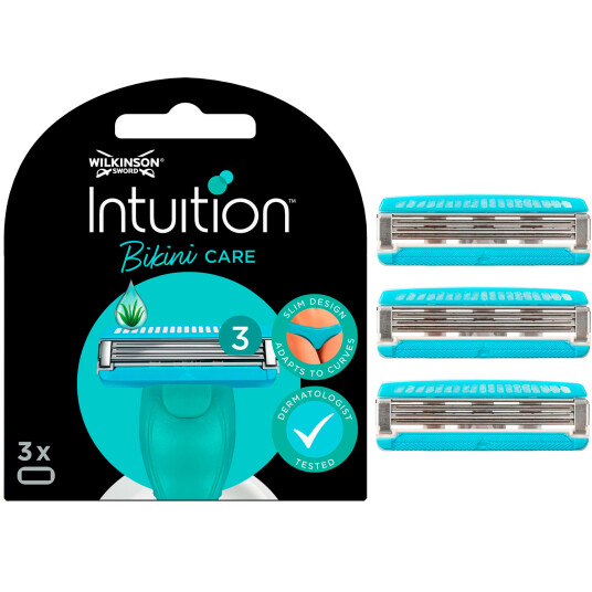 WILKINSON SWORD Intuition Bikini Care Intim Barberblad 3 stk