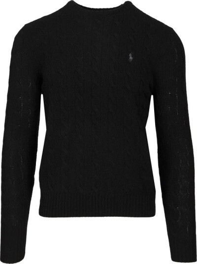 Ralph Lauren Polo Herre Strikkevarer Svart M