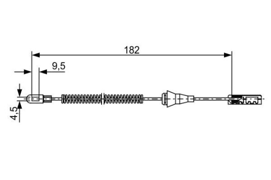 Bremsewire BOSCH 1 987 482 449 Bremsewire BOSCH 1 987 482 449