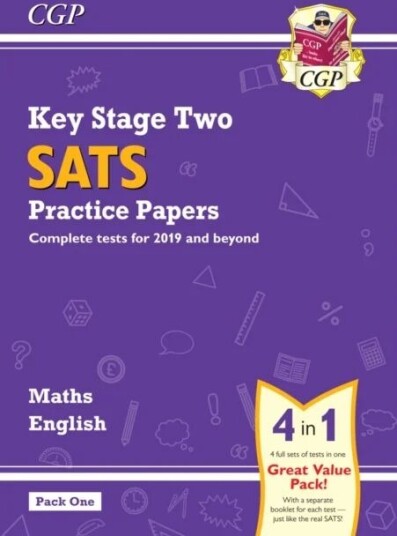 Ks2 Maths & English Sats Practice Papers: Pack 1 - For The 2024 Tests (With Free Online Extras) Av Cgp Books