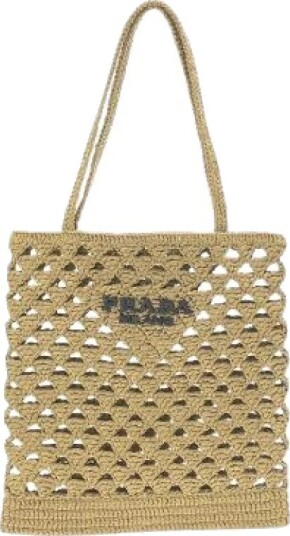 Prada Vintage Dame Pre owned Beige ONE SIZE,