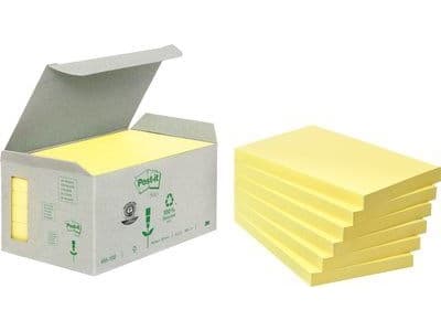 3M 6551B Rektangel Gult Papir 100% 127 mm 76 mm