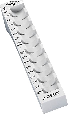 Wedo 2 Cent Myntrom Lys Grå For P/N: 160 790037