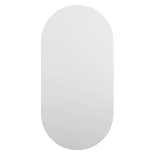 vidaXL Speil med LED-lys 40x20 cm glass oval vidaXL Speil med LED-lys 40x20 cm glass oval