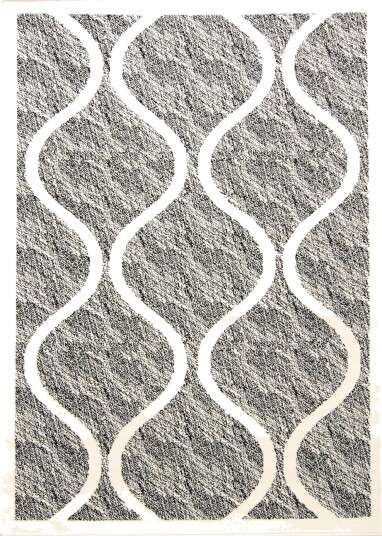 Wilton teppe Florence Wave grå Størrelse: 140 x 200 cm