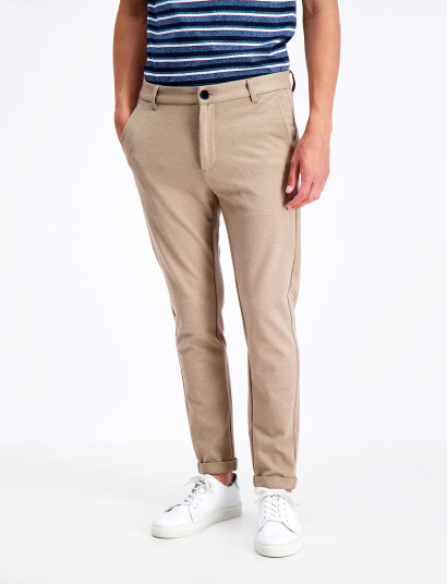 Lindbergh Superflex Pant Normal Length - Beige - L