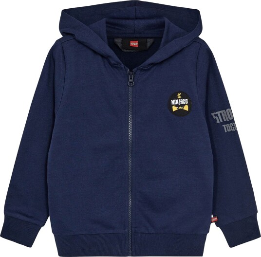 LEGO® Ninjago Cardigan LWScout 609 Dark Navy LEGO® Wear 4 år 104 Cardigan Blå