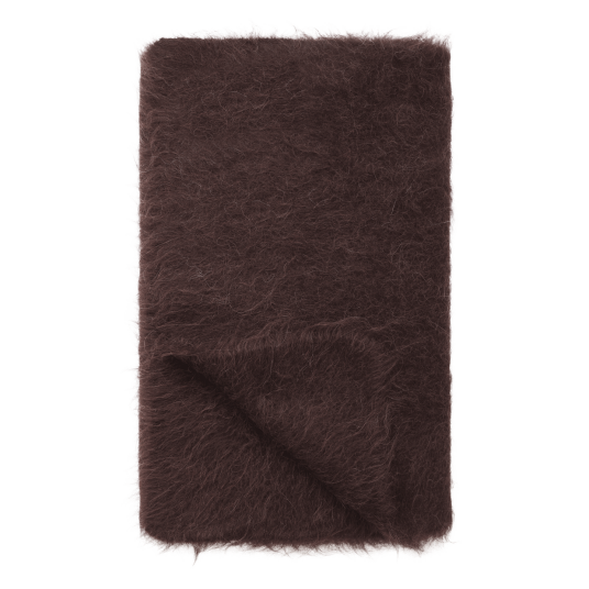 Kiruna Scarf Chocolate Brown One Size Fury fluffy alpaca scarf Kiruna Scarf Chocolate Brown One Size Fury fluffy alpaca scarf