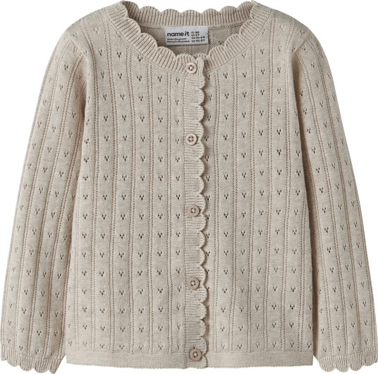 Name It Nmfolin Ls Knit Card   Beige   98
