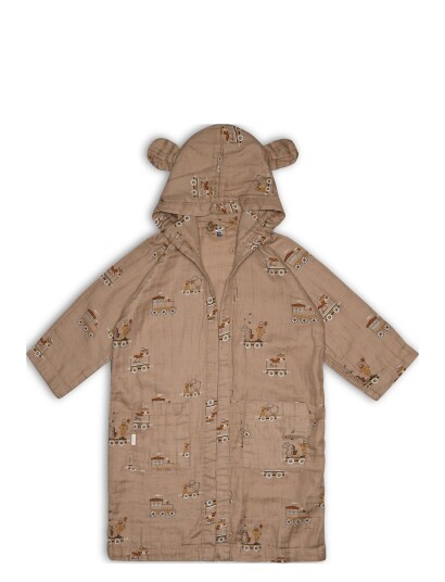 Nuuroo Erin Muslin Bathrobe - Multi/patterned - 116-122 Nuuroo Erin Muslin Bathrobe - Multi/patterned - 116-122