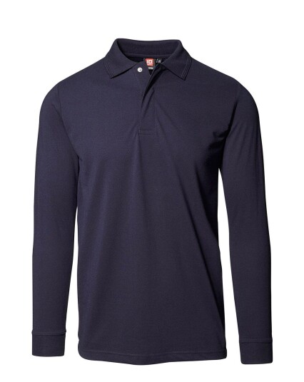 ID PRO Wear Langermet Polo Blå ID PRO Wear Langermet Polo Blå