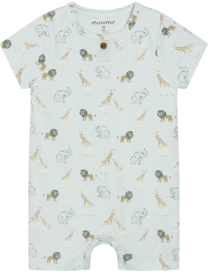 Minymo kortermet romper, Sprout Green (74) 74 Minymo kortermet romper, Sprout Green (74) 74