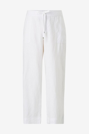 Lauren Ralph Lauren Curve Bukser Flat Front Hvit